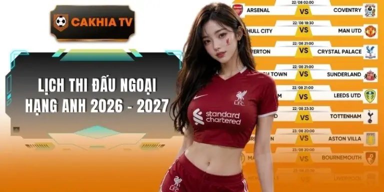 Lịch Thi Đấu Ngoại Hạng Anh 2026 - 2027 Cập Nhật Chi Tiết